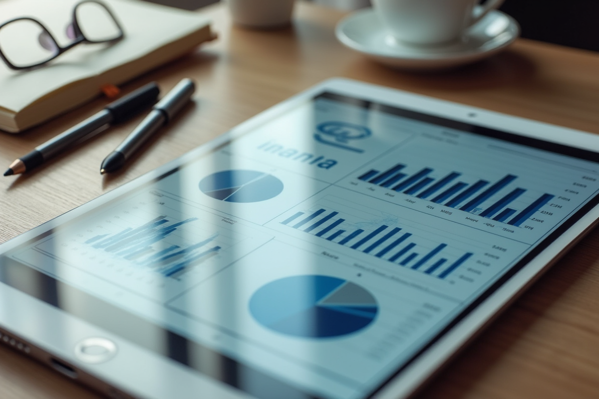 Tableau avec données et outils d